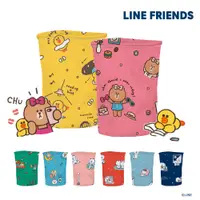 在飛比找蝦皮商城優惠-LINE FRIENDS 熊大 布藝圓筒摺疊收納籃10x14