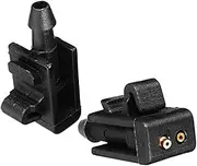 2 Pack Car Windshield Washer Wiper Water Jet Spray Nozzle Windscreen Washer Jets，for Megane 2 Scenic 2 Spray Nozzle 8200082347
