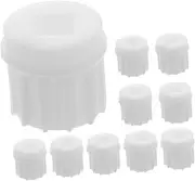 ROMISBABA Meat Grinder Attachments Set 12 Teeth Sausage Stuffer Meat Grinding Machine Accessories Nut Grinders