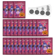 Halloween themed Scratch off Cards Engaging Party Game Souvenirs for Children