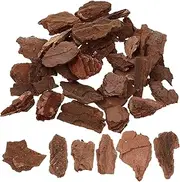 SAFIGLE 50g Rock Molds Reptile Bark Fairy Garden Tree Bark Molds Sand Table Terrarium Cork Wood Tank Substrate Supplies for Spiders Hermit Snake