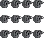 12 Pack 4581DD3002A Upper Dishrack Roller Wheels,Compatible with LG Dishwasher Replacement,Compatible with LG Dishwasher Ldf6920st Ldf6920bb