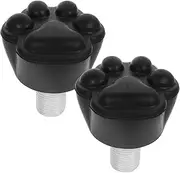 2pcs Roller Brake Head Roller Skates Toe Stopper Toe Stoppers Brake Roller Skates Brake Roller Skating Shoes Brake Wear-Resistant Skates Brakes Roller Skates Supplies