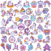 48 Pcs Unicorn Patches Iron on Unicorn Patches Bulk for Hats Clothes Sew on A...
