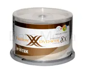 200 x RITEK 8.5GB DVD+R DL Dual layer 8X - Full Hub Printable DVD Discs