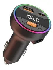 Bluetooth 5.3 FM Transmitter for Car, Wireless Hands-Free Adapter with QC3.0 ...