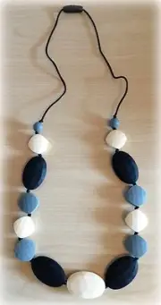 Nursing Necklace Teething Jewelry Silicone Chewelry Baby Teether Shower Gift