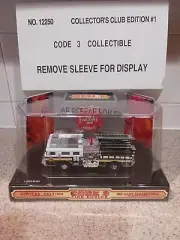 Code 3 #12250 Collectibles Fire Engine #98 Seagrave NIB Club Edition Limited