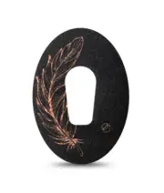 ExpressionMed Dexcom G6 Dusted Feather Patch 4 Pack