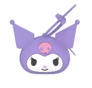 Sanrio  Kuromi  Silicon Case Coin Purse Zipper Purse Backpack Charm NWT