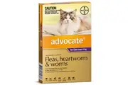Advocate Cat 4kg & Over Purple Spot On Flea Wormer Treatment - 3 Sizes