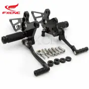 CNC Adjustable Rearset Foot pegs Rear sets Footrests For NINJA250 2008-2011 2012