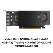 PNY NVIDIA Quadro A400 4GB Ray Tracing 4X Mini-DP GDDR6 video card VCNRTXA400-SB