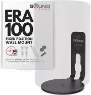 ERA100 Wall Mount Bracket, Low Profile, Black, Single Unit, Compatible with Sono