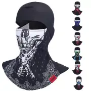 Tactical Ski Face Mask Hood Biker Halloween Skeleton Ghost Skull Props Balaclava