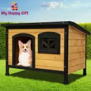 i.Pet Dog Kennel Extra Large Outdoor Indoor Wooden Puppy Pet House Cabin Crate