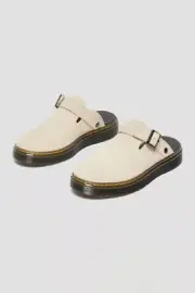 NEW Men's Size 9 Dr. Martens Carlson Clog Slip-On Warm Sand Brown Shoes Suede