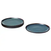 GLADELIG plate, blue, 25 cm