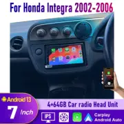 7" head unit Upgrade Kit Wireless CarPlay Android 13 For Honda Integra 2002-2006
