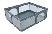 Fraser Country Collapsible Folding Mesh Baby Play Pen - 150cm x 180cm (Grey)