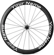 Customize Bicycle Wheel Stickers Cycle Bike Rim Decals, Cycling Accessories for Rim Size 700c 29r 27.5er 26er Over 20 Fonts