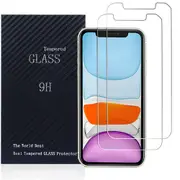 [2 PACK] Apple iPhone 11 Screen Protector Tempered Glass Screen Protector Guard - Case Friendly