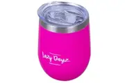 Lazy Dayz Stemless Wine Cup 350ml - Pink