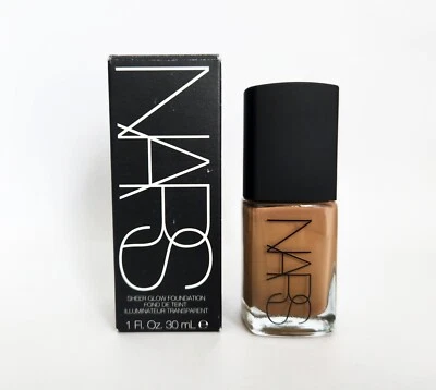 NARS NIB Sheer Glow Foundation Dark 1 Trinidad - Full Size 30ml