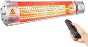 Maxkon 2000W Electric Outdoor Halogen Infrared Patio Heater Radiant Heater