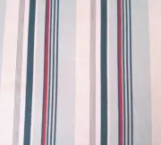 Classica Sateen Rain Annette Tatum FreeSpirit BTY Stripe Ivory Teal 54" Wide