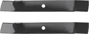 SCITOO 2pcs 42" Deck Mower Blades for Rotary 11593 for JOHN DEERE GX22151 GY20850 for WINDSOR 50-3231 Stens 330-441for MTD/Cub Cadet 490-110-0167 Fits D100-D103 LA100-LA135