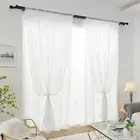 Window Sheer Soft Texture Light Filtering Vertical Dreamlike Window Sheer