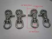 20pcs Stainless Steel Swivel Trigger Clip Lobster Clasp Snap Hook FAST SHIPPING!