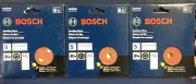 3pk Bosch SR5R000 5" 60/120/240 Grits, 8-Hole Hook & Loop Sanding Discs 6ct(O1)