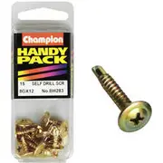 Champion Self Drilling Screws - 8G X 22, BH283, Handy Pack