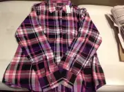 The Limited Plaid Button-Down Shirt Top size XS- NWT