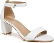 [Naturalizer] Women's Vera Heeled Sandals, White, Size 7 (Narrow Width)