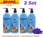 Set 4YL Thai Herbal Mee Leaf Shampoo + Hair Conditioner Blue Dry Hair 400ml