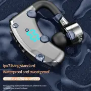 LED V9 Smart Bluetooth Wireless Single Headset Noise Cancelling Microphone
