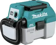 [Makita] XCV11Z 18V LXT Lithium-Ion Brushless Cordless 2 Gallon HEPA Filter Portable Wet/Dry Dust Extractor/Vacuum, Tool Only