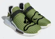 adidas BBC NMD Hu Human Race Running Dog Green Billionare Boys GZ1664 sz 7.5 Men