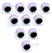 DIY lot 10 Purple LUCKY Evil Eye Kabbalah Beads Jewelry Making Craft Kits warps