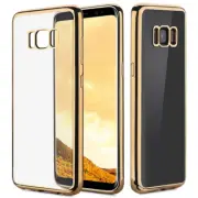 Luxury Electroplating Soft TPU Full Protect Back Case Clear Cover For S8 S8 plus