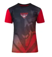 Essendon Bombers Official AFL Team Logo Sublimated Youth T-Shirt Tee AF7997