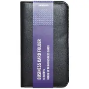 J.Burrows Business Card Folder Black