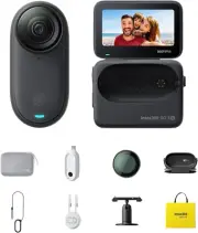 GO 3S Get-Set Bundle - 64 GB Family Bundle Black 4K Tiny Portable Vlogging Camer