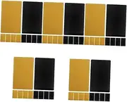 SHINEOFI 5sets Small Blank Cards Aluminum Business Card Blanks for Engraving Stamping () 10pcs*5