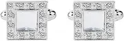 [JYHLSHBA] Cufflinks For Men 1 Pair Of Diamond-Encrusted Square Men'S Cufflinks Men'S French Shirt Suit Cufflinks Armpins