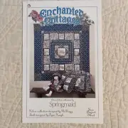 Enchanted Cottages Quilt Pattern Project by Springmade Floral Themed Applique