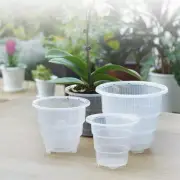 Orchid Transparent Flower Pots Plant Container Meshpot Plant Pot Planter